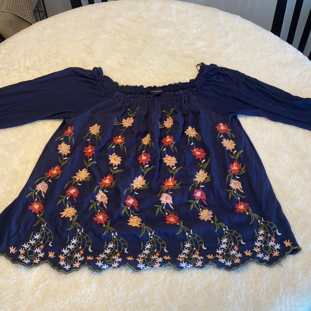 Lucky Brand Floral blouse